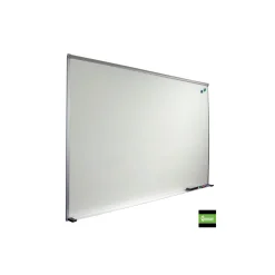 5'W x 3'H Aluminum Trim Porcelain White Board