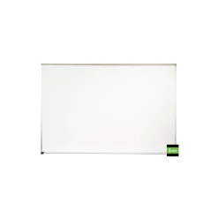 4'W x 3'H Aluminum Trim Porcelain White Board