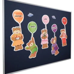 36"W x 24"H Fabric Tack Board