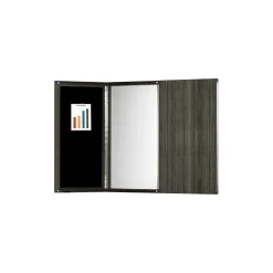 48"W x 48"H Presentation Whiteboard Cabinet
