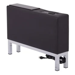 Wall Street Faux Leather Charging Center Console