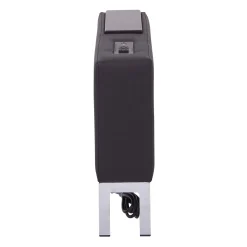 Wall Street Faux Leather Charging Center Console