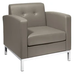 Wall Street Faux Leather Guest Chair