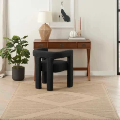 Washable Jute 4' x 6' Area Rug