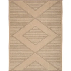 Washable Jute 4' x 6' Area Rug