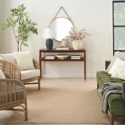 Washable Jute 5' x 7' Area Rug