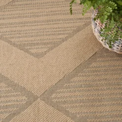 Washable Jute 5' x 7' Area Rug
