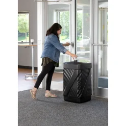 Waste Receptacle, Indoor and Outdoor Open Top- 32 Gallon