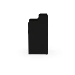 Waste Receptacle with Left Hand Door and Fixed Shelf - Laminate