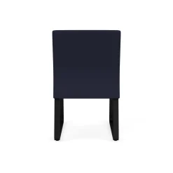 Waterfall Armless Guest Chair in Standard Fabric, Sled Base