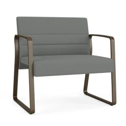 Waterfall Bariatic Chair in Standard Fabric, Sled Base
