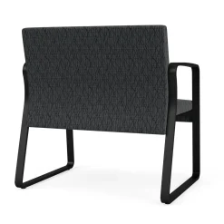 Waterfall Bariatric Chair, Sled Base in Designer Upholstery