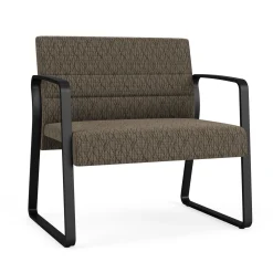 Waterfall Bariatric Chair, Sled Base in Designer Upholstery