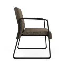 Waterfall Bariatric Chair, Sled Base in Designer Upholstery