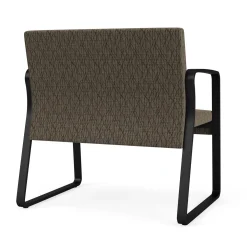 Waterfall Bariatric Chair, Sled Base in Designer Upholstery