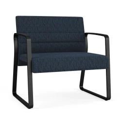 Waterfall Bariatric Chair, Sled Base in Designer Upholstery
