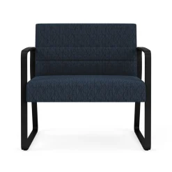 Waterfall Bariatric Chair, Sled Base in Designer Upholstery