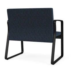 Waterfall Bariatric Chair, Sled Base in Designer Upholstery