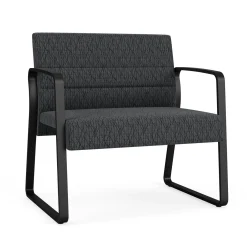 Waterfall Bariatric Chair, Sled Base in Designer Upholstery