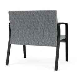 Waterfall Bariatric Chair in Designer Upholstery, 4-leg Base