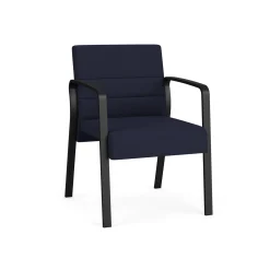 Waterfall Guest Chair in Standard Fabric, 4-Leg Base