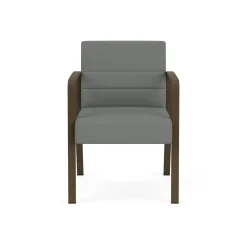 Waterfall Guest Chair in Standard Fabric, 4-Leg Base