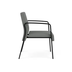 Waterfall Guest Chair in Standard Fabric, 4-Leg Base