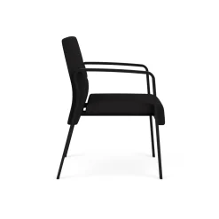 Waterfall Guest Chair in Standard Fabric, 4-Leg Base