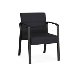 Waterfall Guest Chair in Designer Fabric, 4-Leg Base