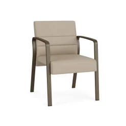 Waterfall Guest Chair in Designer Fabric, 4-Leg Base