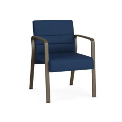 Waterfall Guest Chair in Designer Fabric, 4-Leg Base