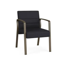Waterfall Guest Chair in Designer Fabric, 4-Leg Base