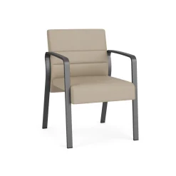 Waterfall Guest Chair in Designer Fabric, 4-Leg Base