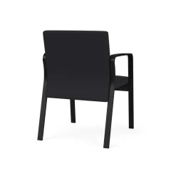 Waterfall Guest Chair in Designer Fabric, 4-Leg Base