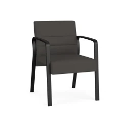 Waterfall Guest Chair in Designer Fabric, 4-Leg Base