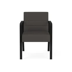 Waterfall Guest Chair in Designer Fabric, 4-Leg Base