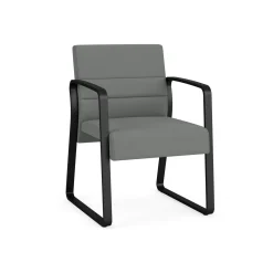 Waterfall Guest Chair in Standard Fabric, Sled Base