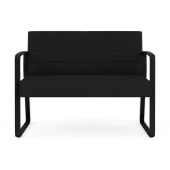 Waterfall Loveseat in Standard Fabric, Sled Base