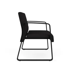 Waterfall Loveseat in Standard Fabric, Sled Base