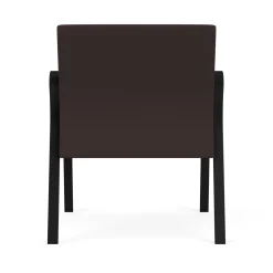 Waterfall Oversize Guest Chair in Standard Fabric, 4-leg Base
