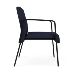 Waterfall Oversize Guest Chair in Standard Fabric, 4-leg Base