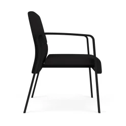 Waterfall Oversize Guest Chair in Standard Fabric, 4-leg Base
