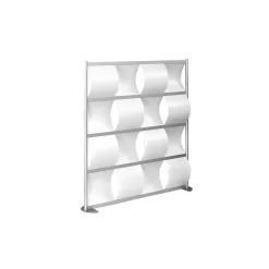 Wave Panel Wall Mobile Partition - 100"W