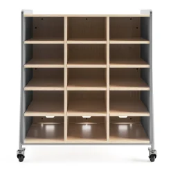 Whiffle Double Rolling Storage Cart - 48”H