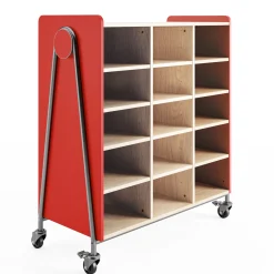 Whiffle Double Rolling Storage Cart - 48”H