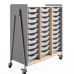 Whiffle Triple Storage Cart - 48”H