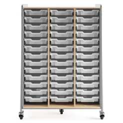 Whiffle Triple Storage Cart - 60”H