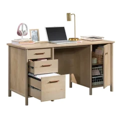 Whitaker Point Writing Desk with Storage - 59"W x 23.5"D
