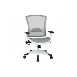 White Frame Mesh Ergonomic Computer Chair