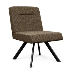 Willow Designer Armless Swivel Guest Chair